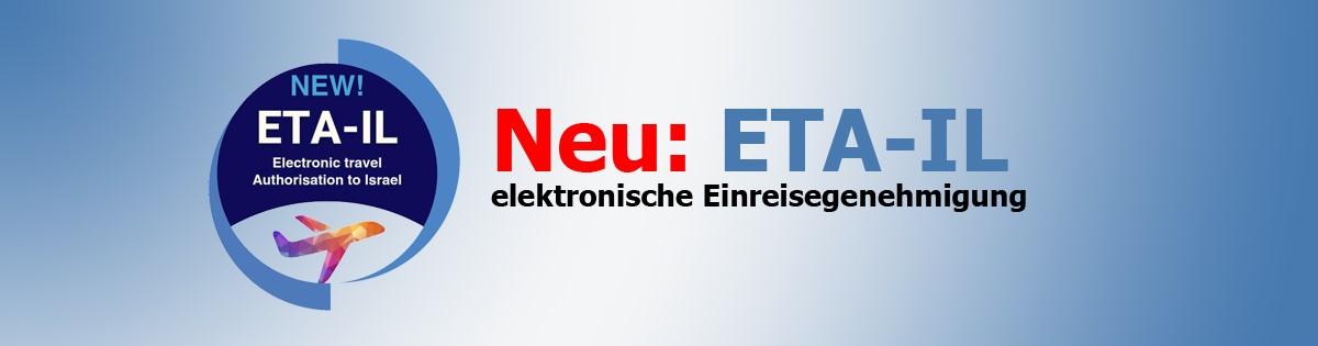 Elektronische Einreisegenehmigung (ETA-IL)